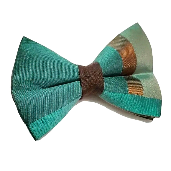 Father's Day Exclusive TROUPE Treasure Chest Bowtie. Pre-tied Handmade 4.5"x3" - Picture 2 of 5